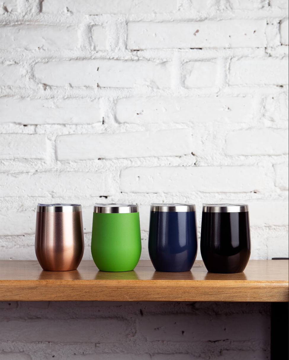 Vaso de Acero Inoxidable  12 oz